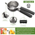 kitchen tools manual citrus juice squeezer stainless steel lemon squeezer